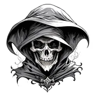 grim reaper tattoo design idea