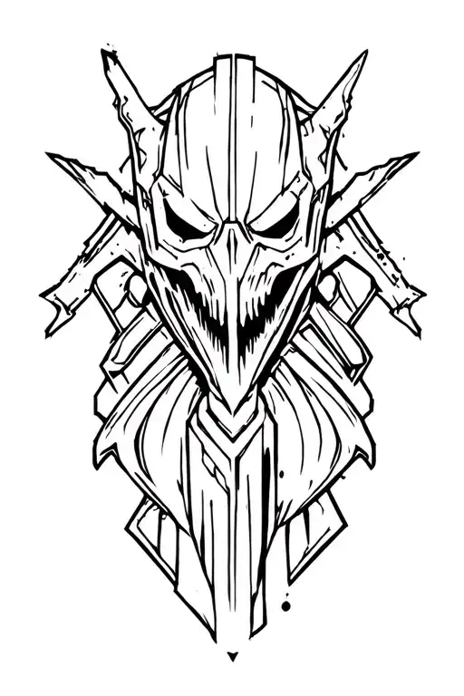Doom Eternal tattoo design idea