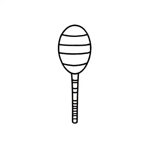 Maracas tattoo design idea