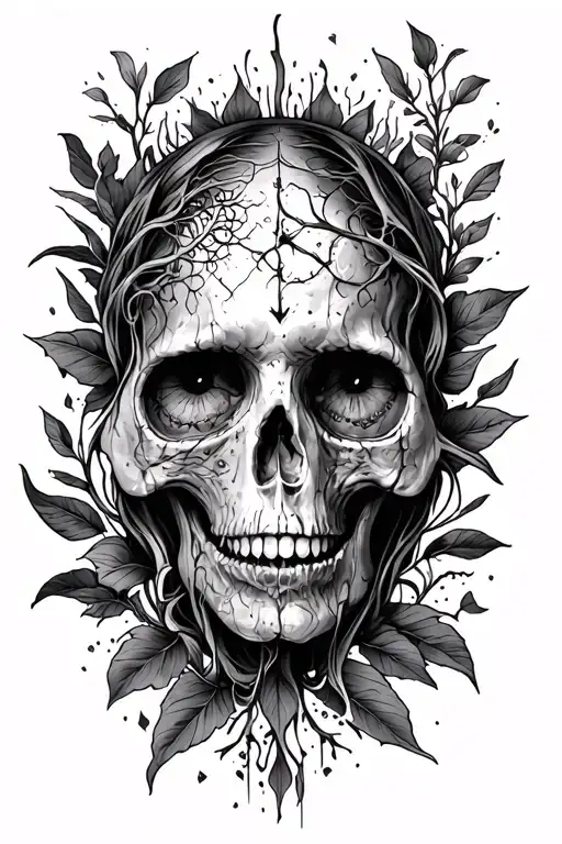Tattoo for arm closure, which represents loneliness, time healing wounds, longing for loved ones, fear life tattoo design idea