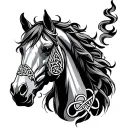 Celtic Horse tattoo design idea