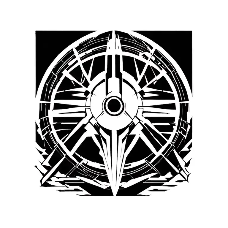 Spears evangelion tattoo design idea