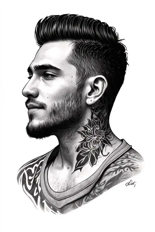 Best Friend Andrew tattoo design idea