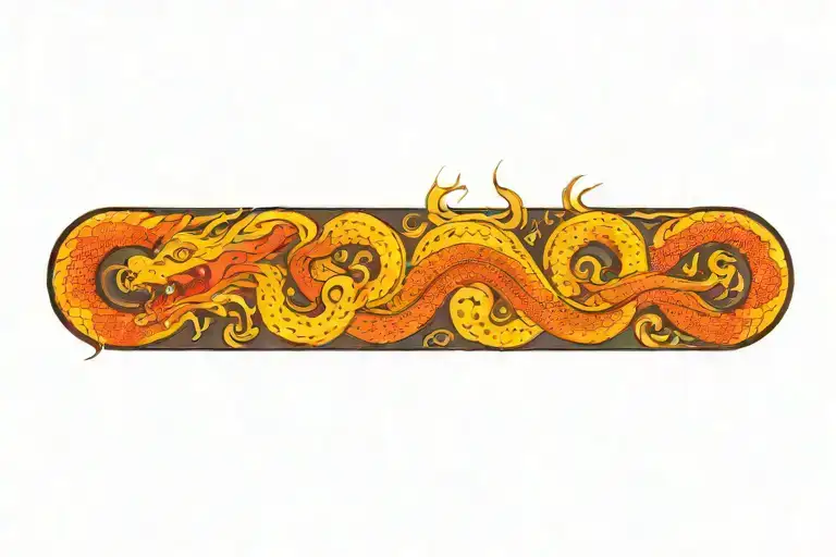 dragon tattoo design idea