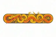 dragon tattoo design idea