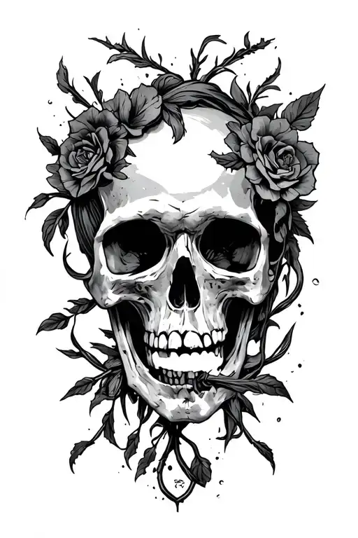 To live, we must die. tattoo design idea