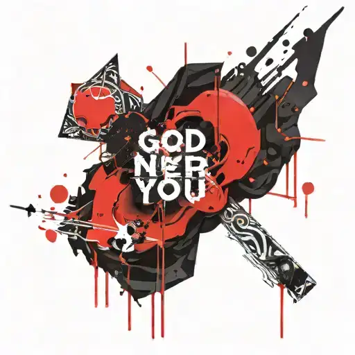 God will never forgive  you tattoo design idea