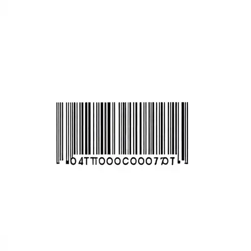 barcode owned tattoo design idea