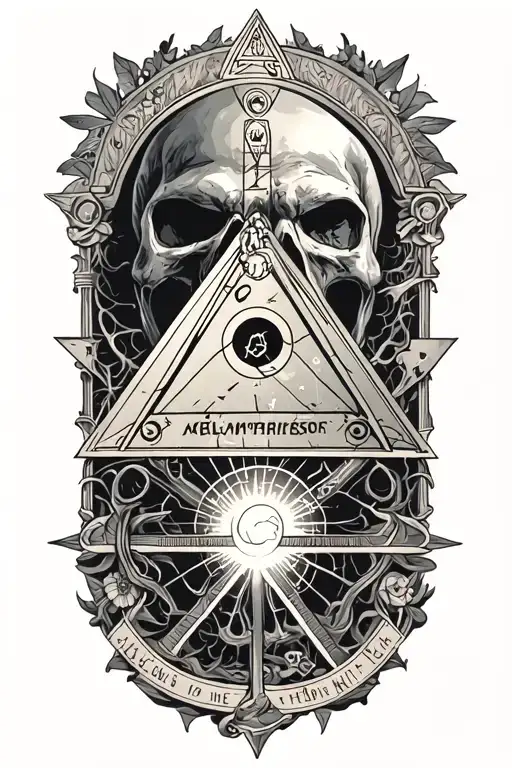 illuminati hidden within tattoo design idea