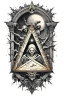 illuminati hidden within tattoo design idea