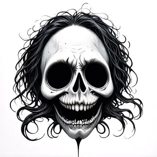movie tim burton style tattoo design idea