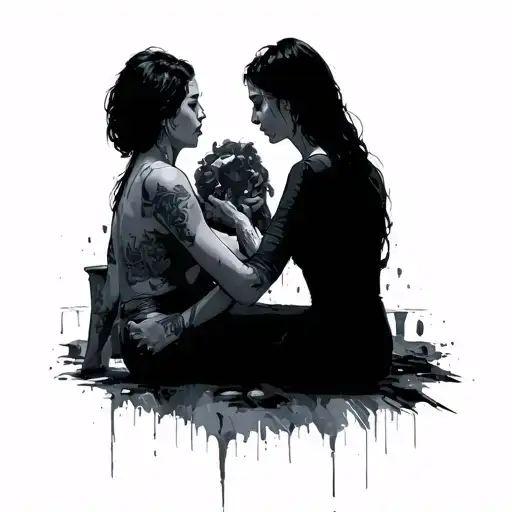 Domestic Violence tattoo design idea