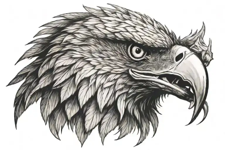 albanian eagle tattoo design idea