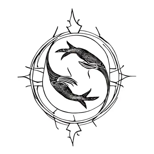 pisces, Taurus, saggitarius, gemini, scorpio zodiac sign tattoo design idea