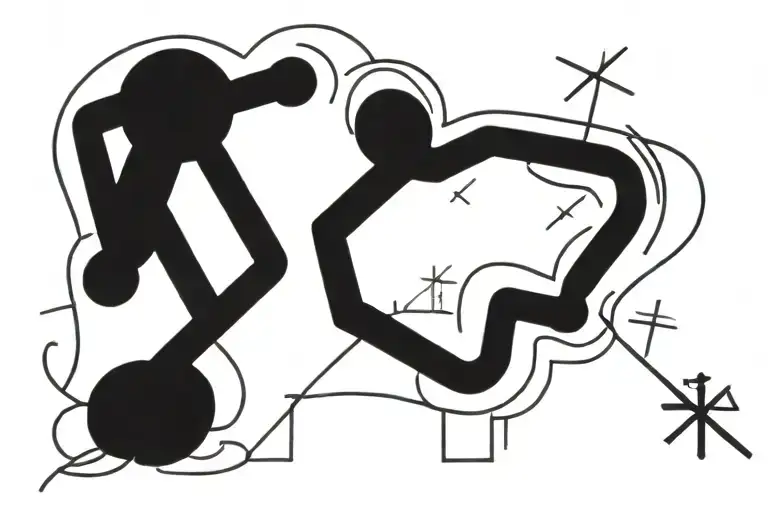 Crossroads tattoo design idea