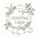 anything related with accepting change in life after you leave home tattoo design idea