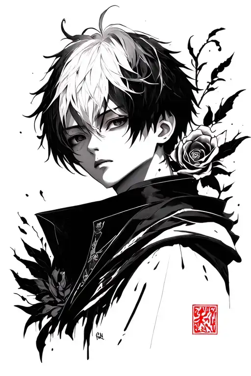 ken kaneki tattoo design idea