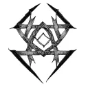 star of david and cross tattoo tattoo design idea