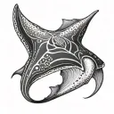 stingray tattoo design idea