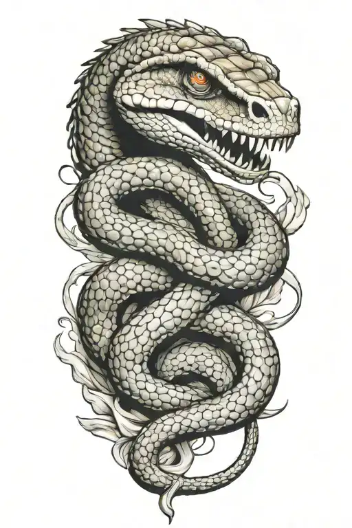 gadsden flag guns in place of snake tattoo design idea