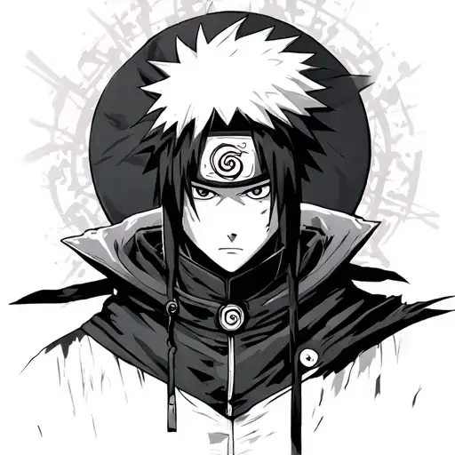 Obito Uchiha tattoo design idea