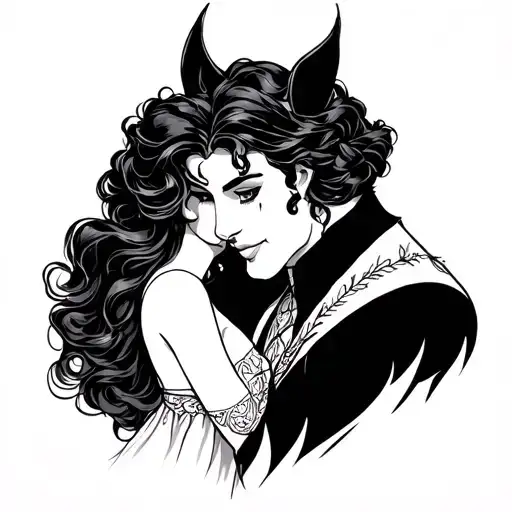 sands of time, beauty and the beast, tattoo design idea