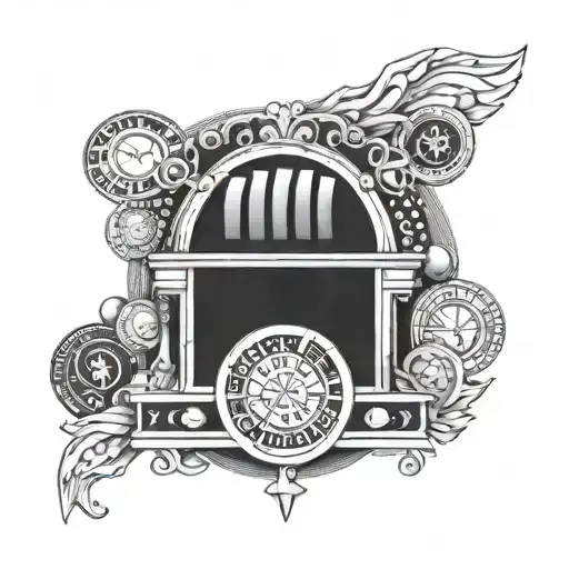 casino slot machine tattoo design idea