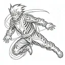 Satoru Gojo tattoo design idea