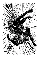 Skydiving tattoo design idea