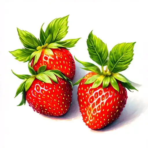 Serenity Firefly strawberry tattoo design idea