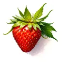 Serenity Firefly strawberry tattoo design idea