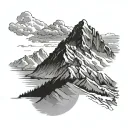 mount cook tattoo design idea