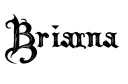 "Brianna" tattoo design idea