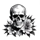 rip dad memorial tattoo design idea
