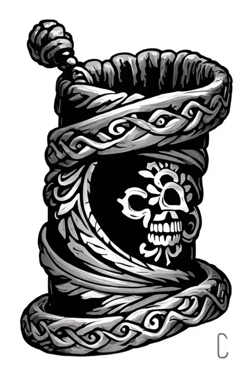 bracelet with mexi Cali design tattoo design idea