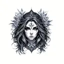 Freya Rune tattoo design idea