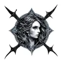 Freya Rune tattoo design idea