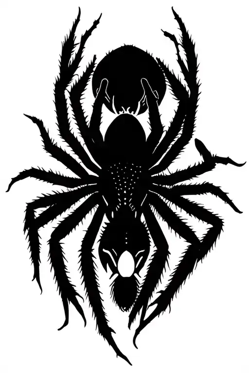 spider tattoo design idea