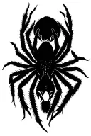 spider tattoo design idea