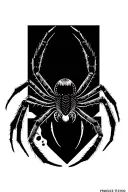 spider tattoo design idea