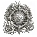 fantasy portal tattoo design idea