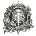 fantasy portal tattoo design idea