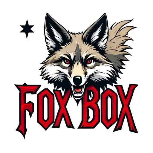 "Fox Box" "Fox Box" Military Fox Box logo tattoo design idea