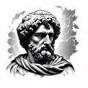 Aristotle tattoo design idea