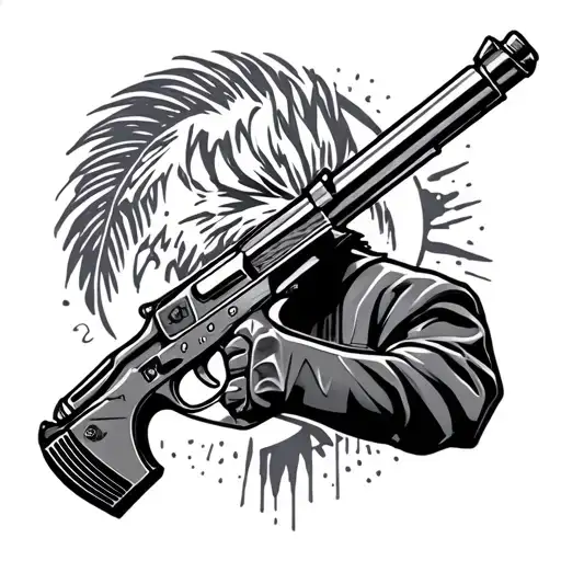 hotline miami tattoo design idea