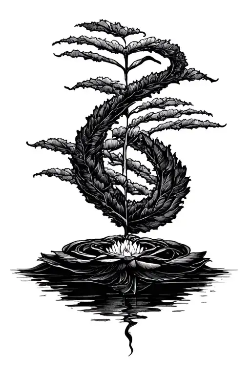 serenity prayer tattoo design idea