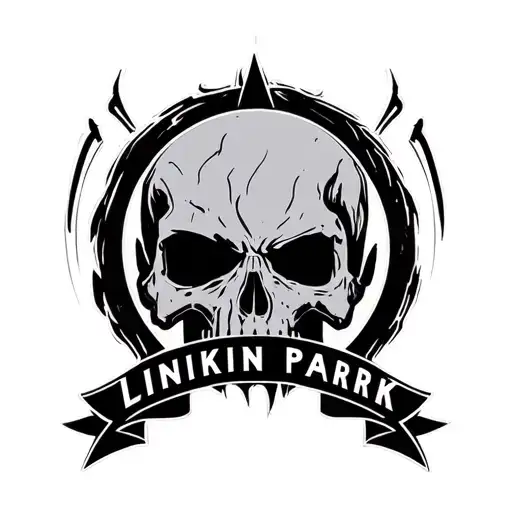 Linkin Park old logo transformed in new logo tattoo design idea