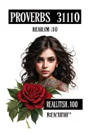 proverbs 31:10 tattoo design idea