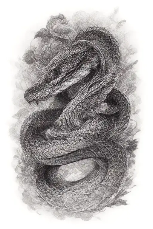 japanese style snake tattoo tattoo design idea
