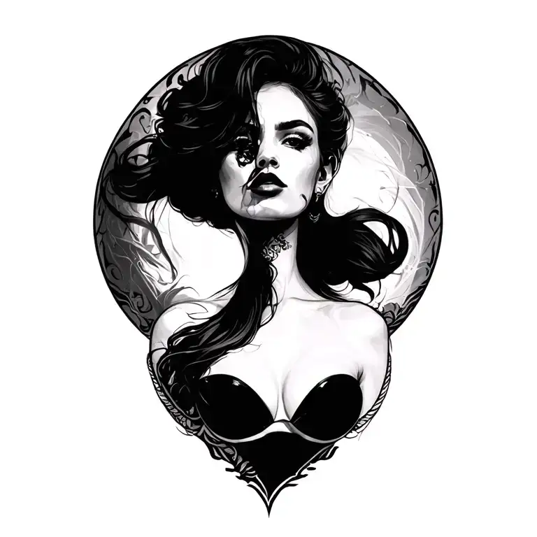 boobies tattoo design idea